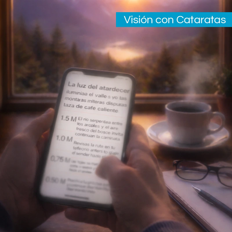 Visión con Cataratas