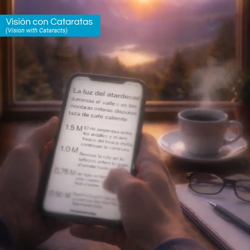 Visión con Cataratas