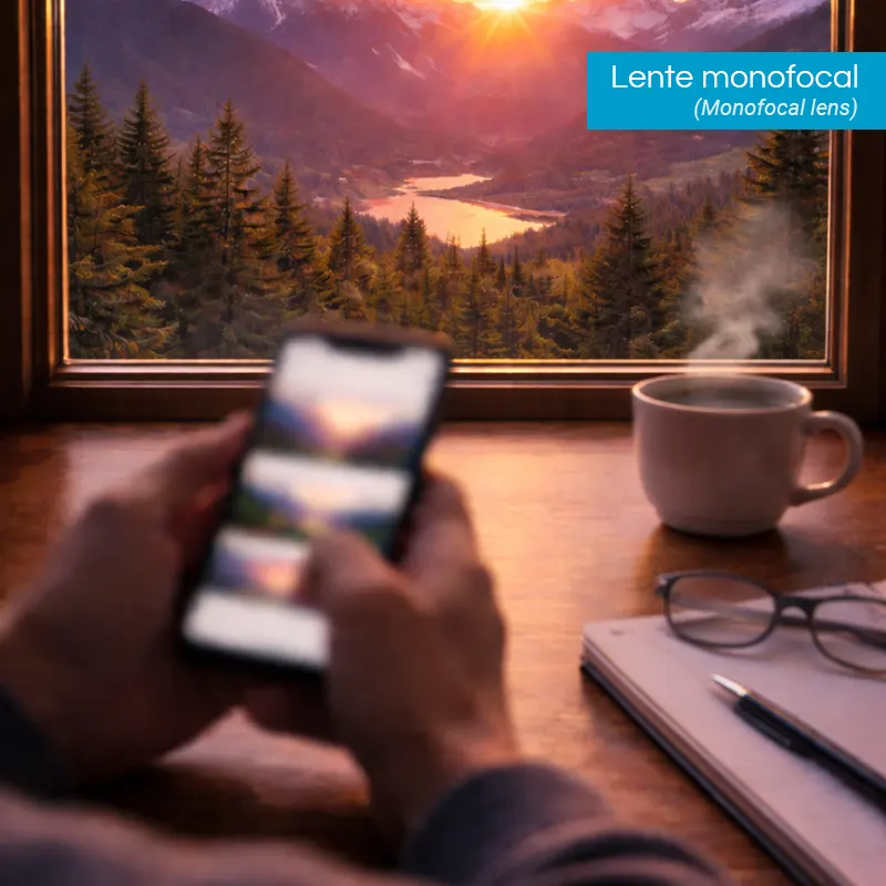 Lente monofocal